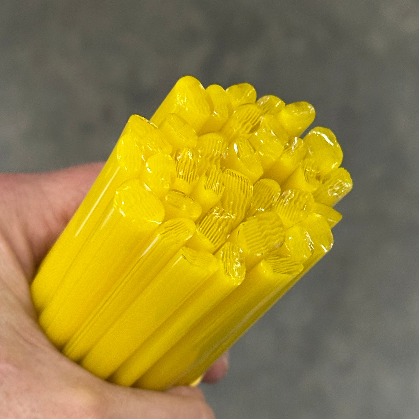 Frilly Jellyfish coe 90 Design Murrini SINGLE ROD