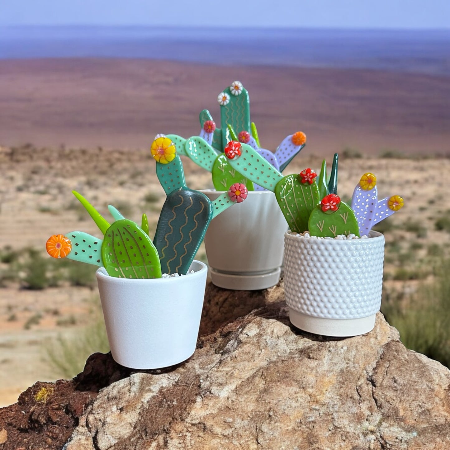 After the Desert Rain Chunks, 2oz, coe 90 Fat Flower Murrini