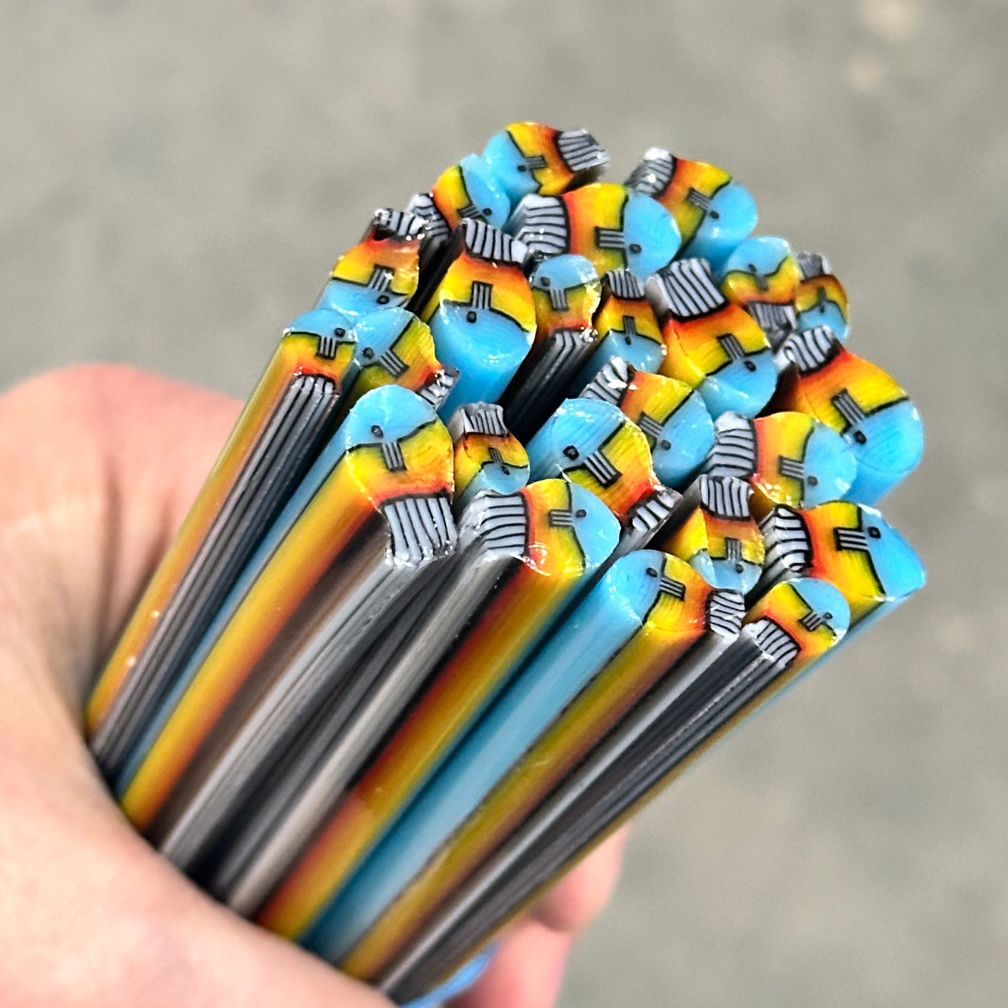 Angelfish coe 90 Design Murrini SINGLE ROD