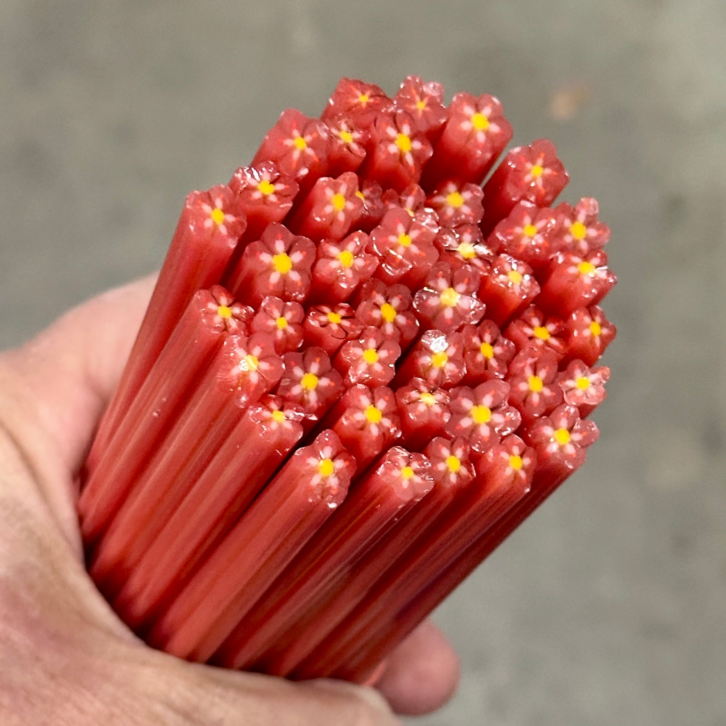 Bashful coe 90 Flower Murrini SINGLE ROD