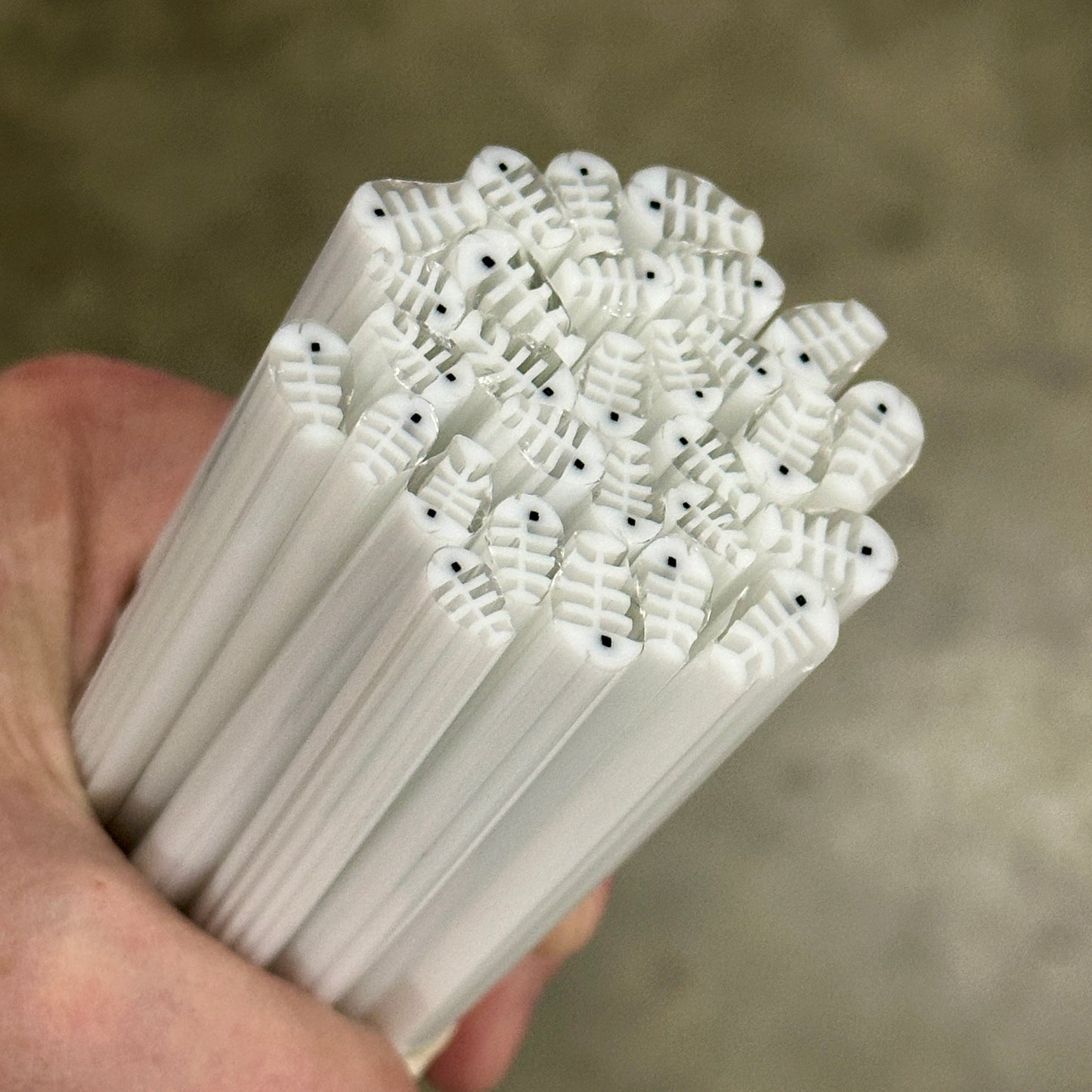 Bone Fish coe 90 Design Murrini SINGLE ROD