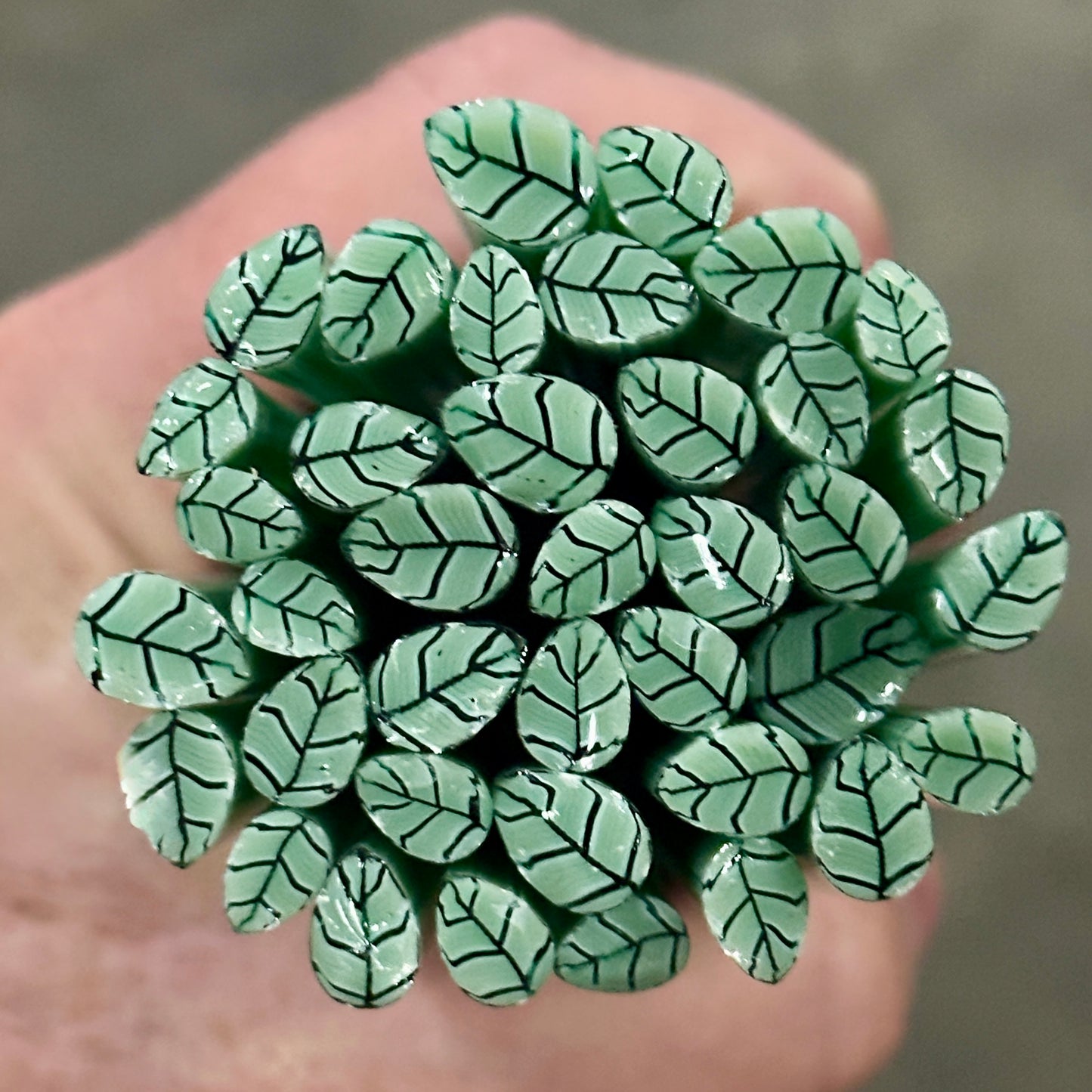 Celadon Leaves coe 90 Leaf Murrini MIX & MATCH ITEM