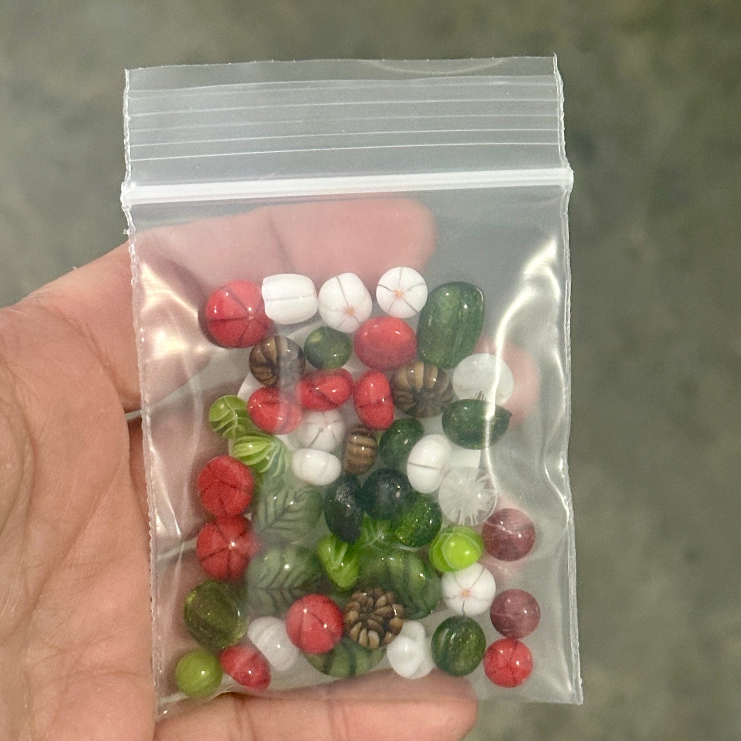 Christmas Dots 1oz coe 90 CHRISTMAS DOTS