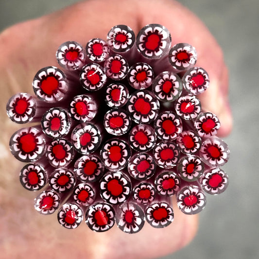 Peppermint coe 90 Flower Murrini MIX & MATCH ITEM