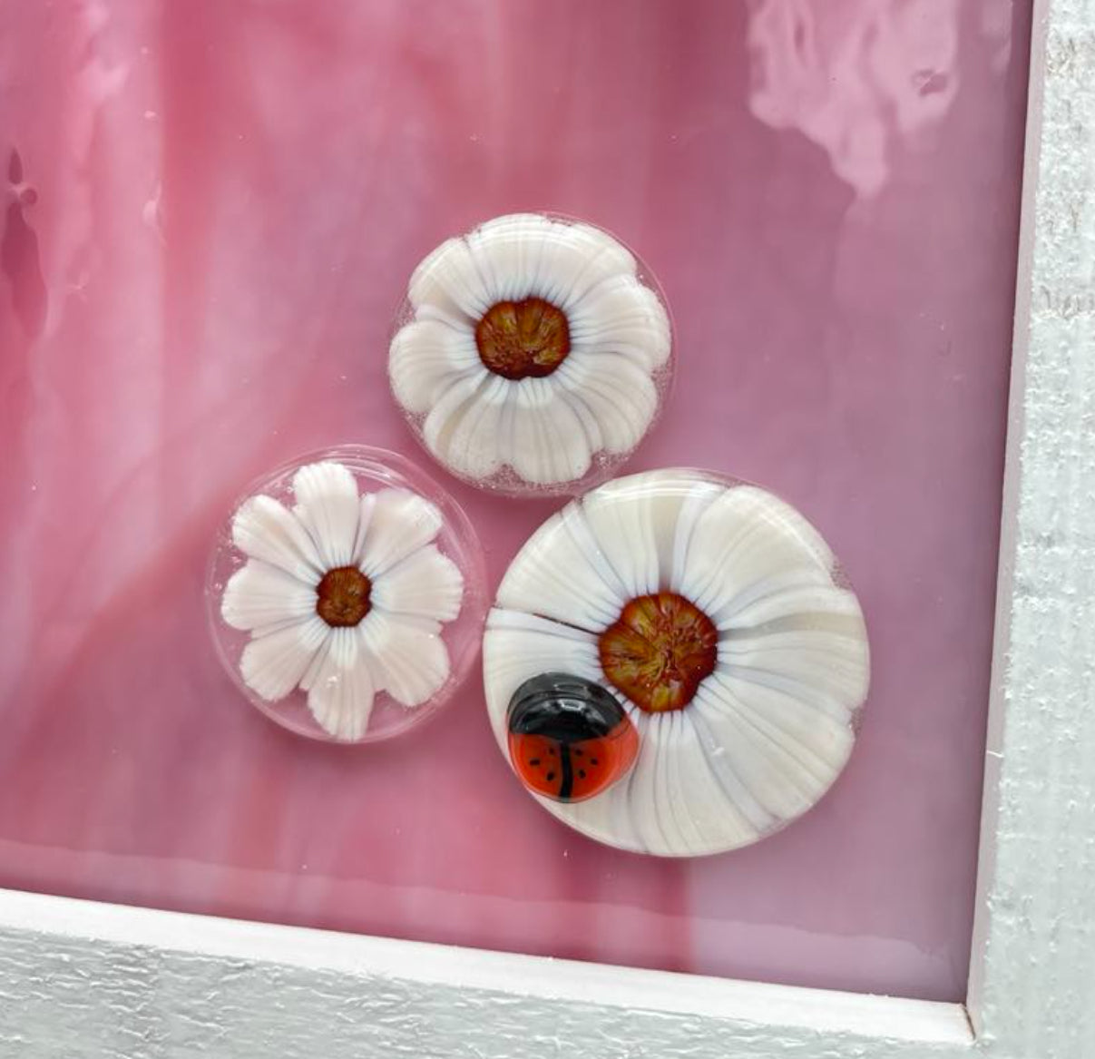 Ladybugs, 1.5oz, coe 90 Murrini