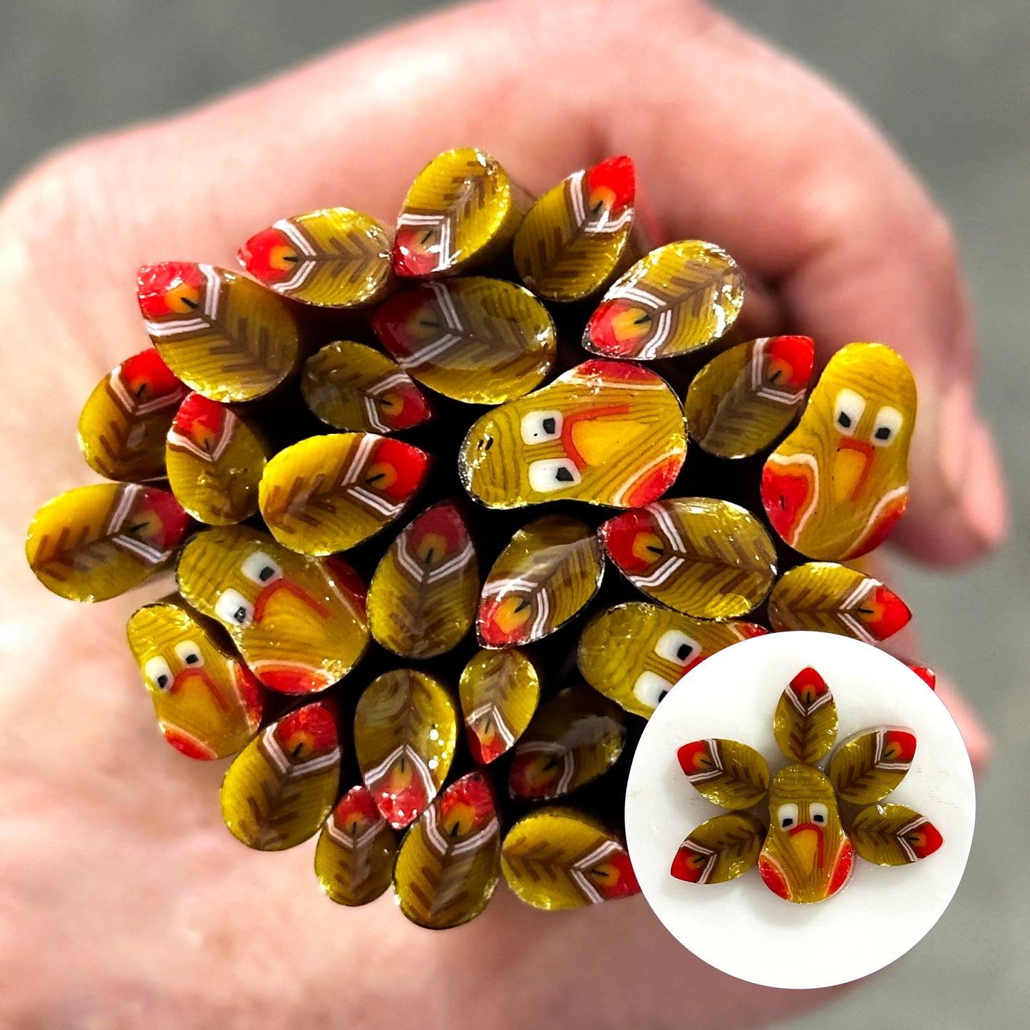 Giblet the Turkey SECONDS coe 90 Design Murrini
