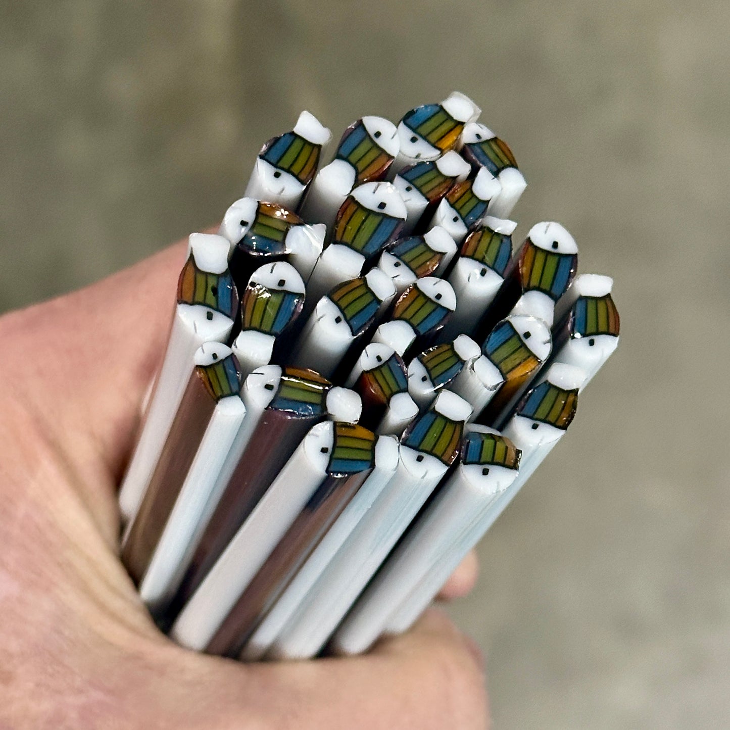 Happy Fish coe 90 Design Murrini SINGLE ROD