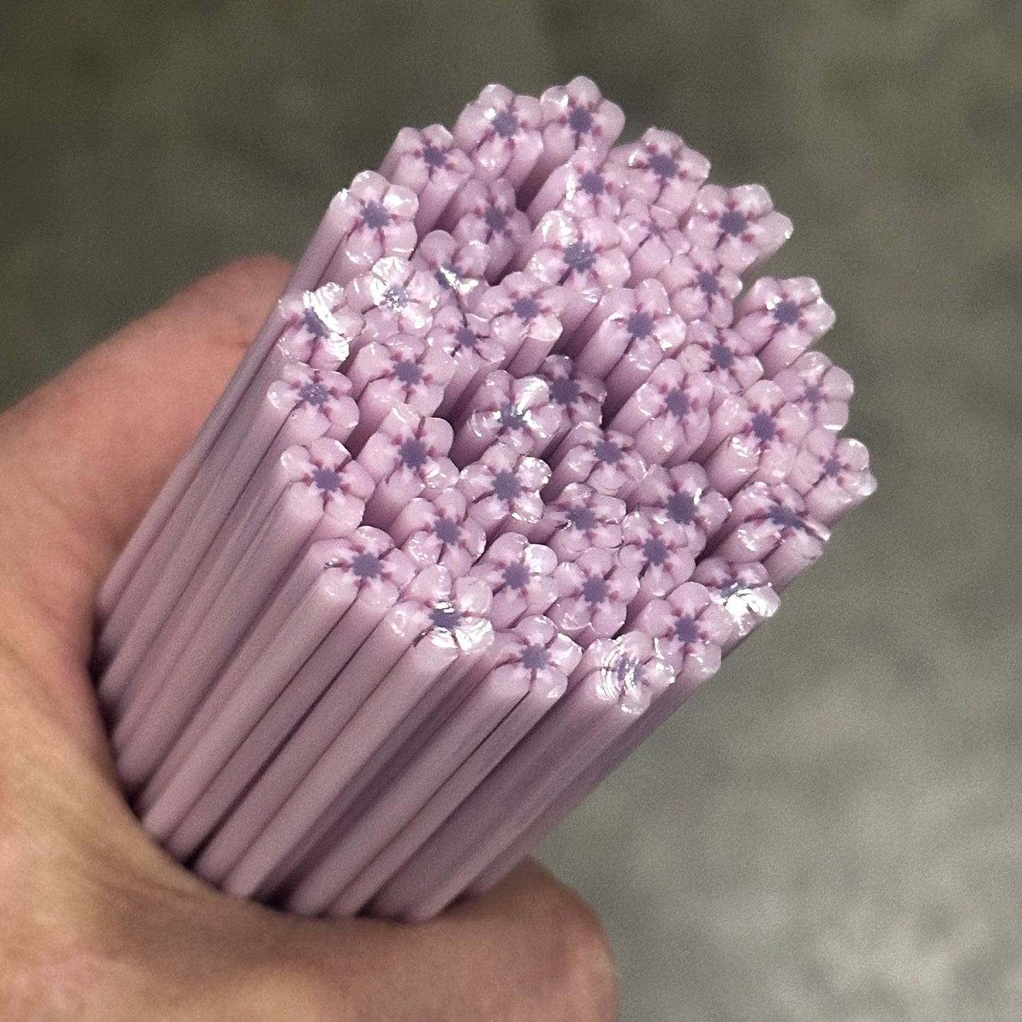 Pink Lilac coe 90 Flower Murrini MIX & MATCH ITEM