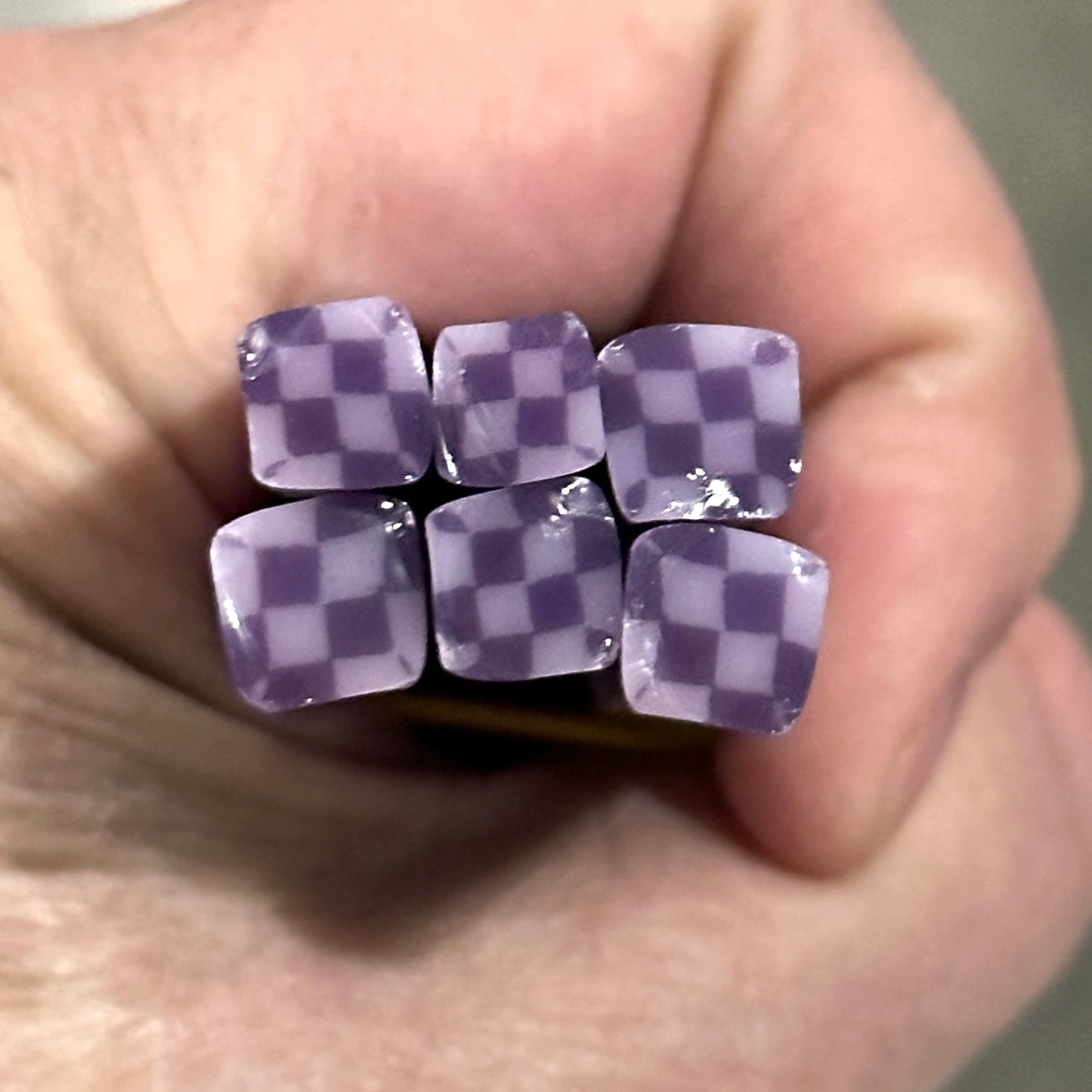 Purple Checkers, 1.5oz, coe 90 Murrrini