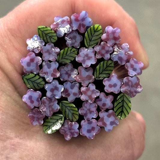 Seaside Serenade Hydrangea FLOWER ONLY coe 90 Flower Murrini MIX & MATCH ITEM