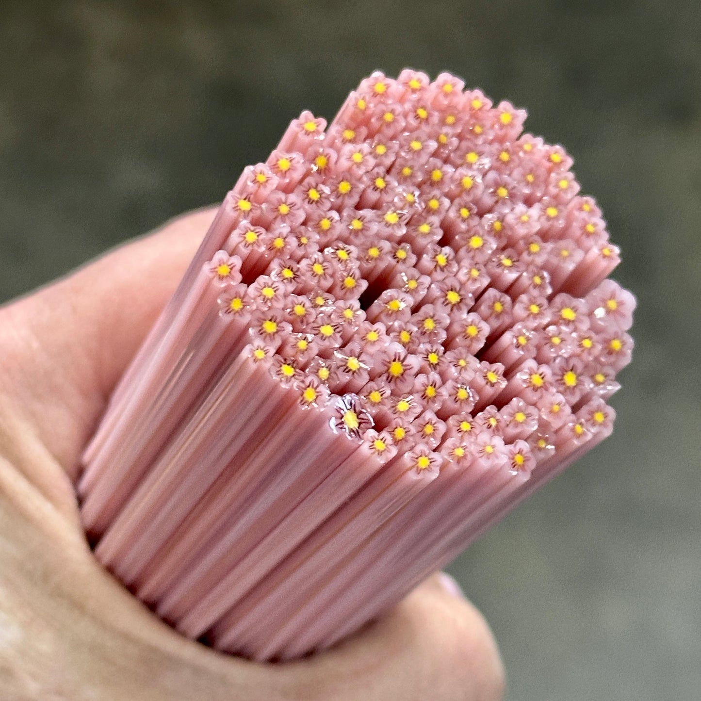 TINY Blush Petal 1oz coe 90 Flower Murrini TINY RODS