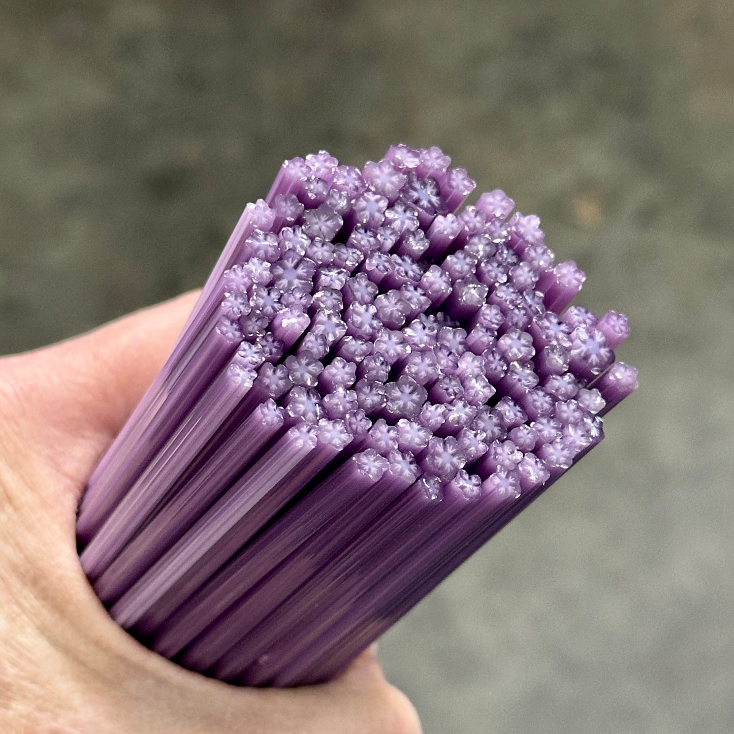 TINY Dark Luxe 1oz coe 90 Flower Murrini TINY RODS