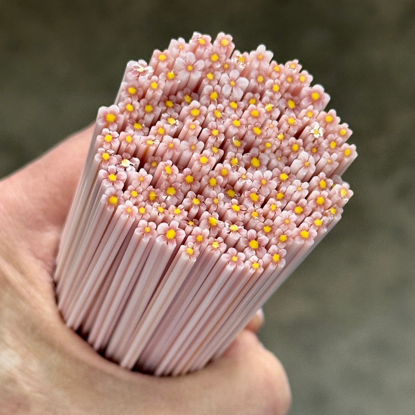 TINY Halo Blossom 1oz coe 90 Flower Murrini TINY RODS