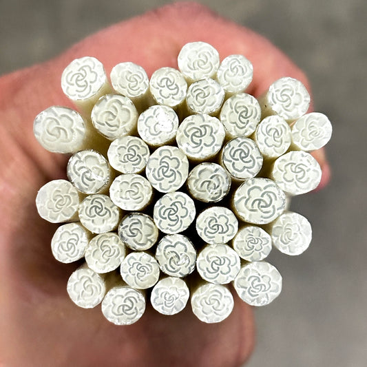 White Gardenia coe 90 Flower Murrini MIX & MATCH ITEM