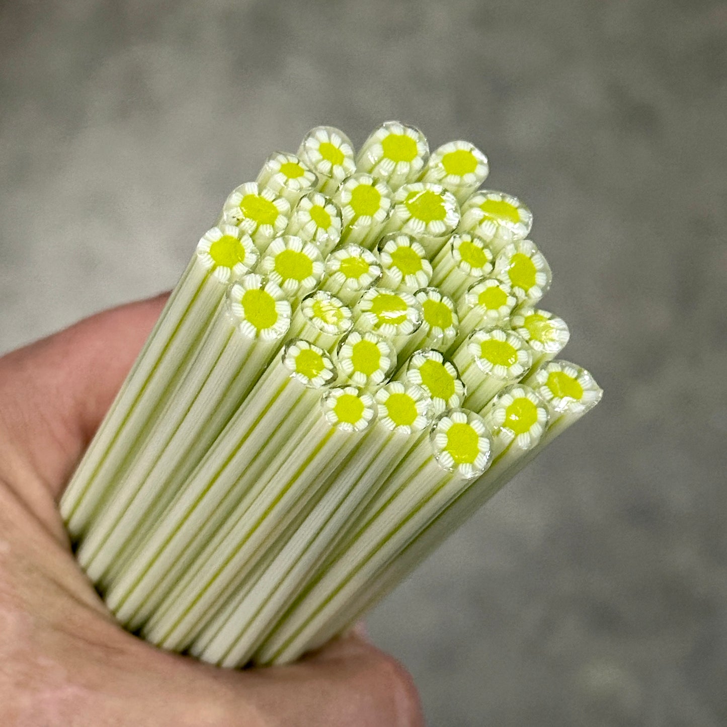 Mint Me in the Middle coe 90 Flower Murrini MIX & MATCH ITEM