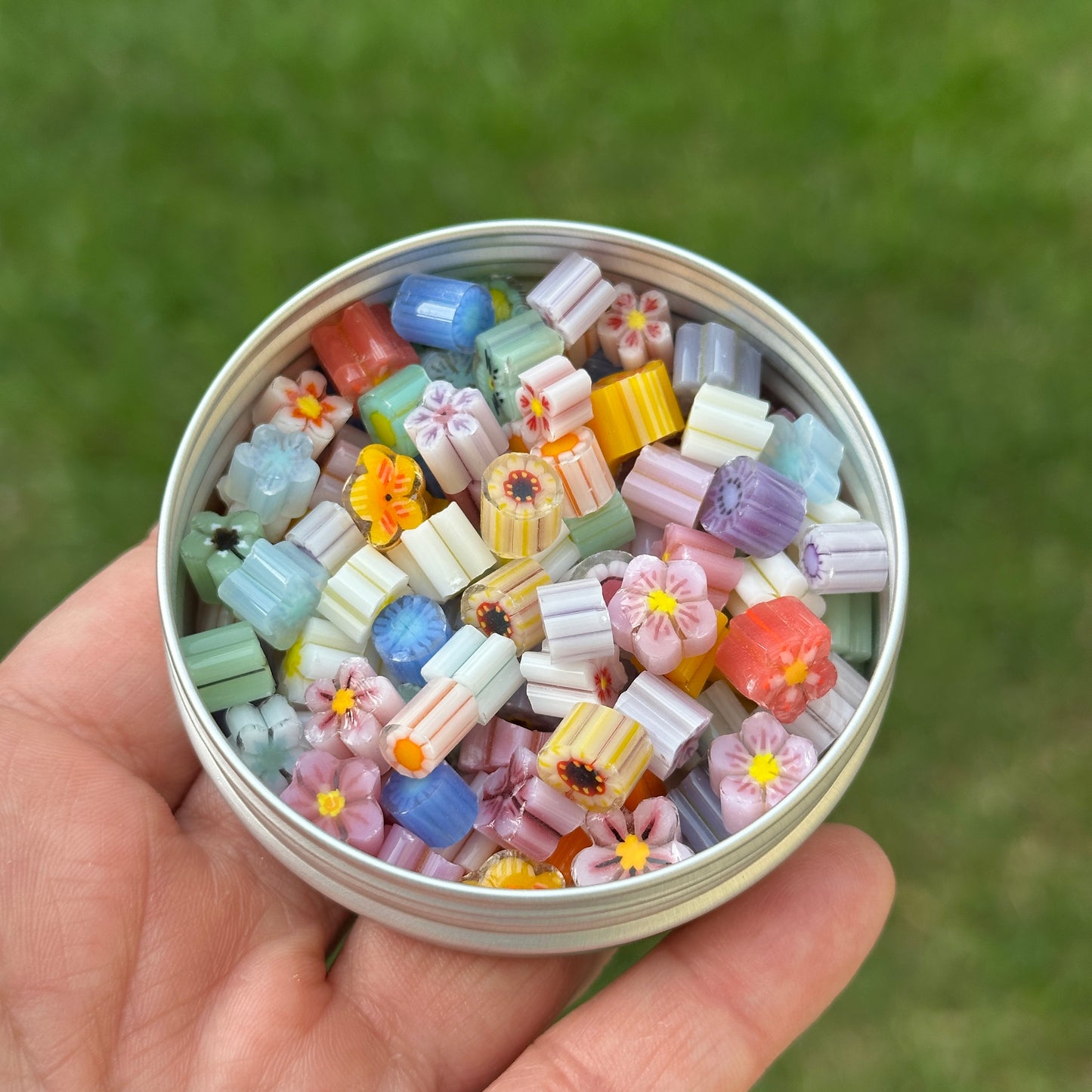 Spring Mix 2.5oz coe 90 Pre-Cut Murrini