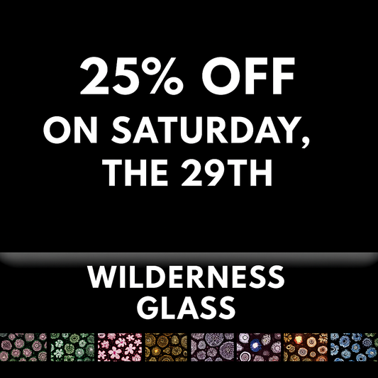 25% off everything on Saturday