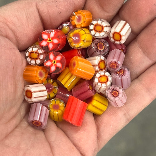 After the Desert Rain Chunks, 2oz, coe 90 Fat Flower Murrini