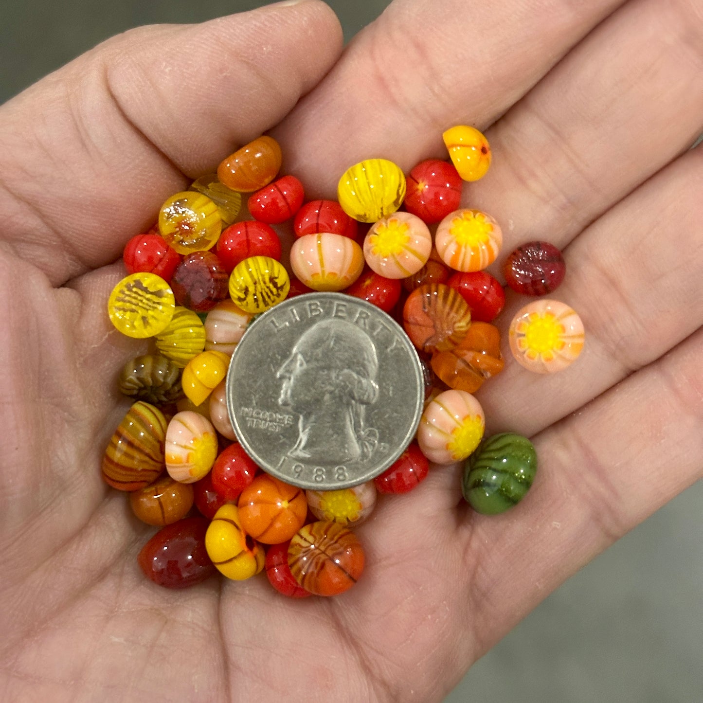 Fall Dots One 1oz coe 90 FALL DOTS