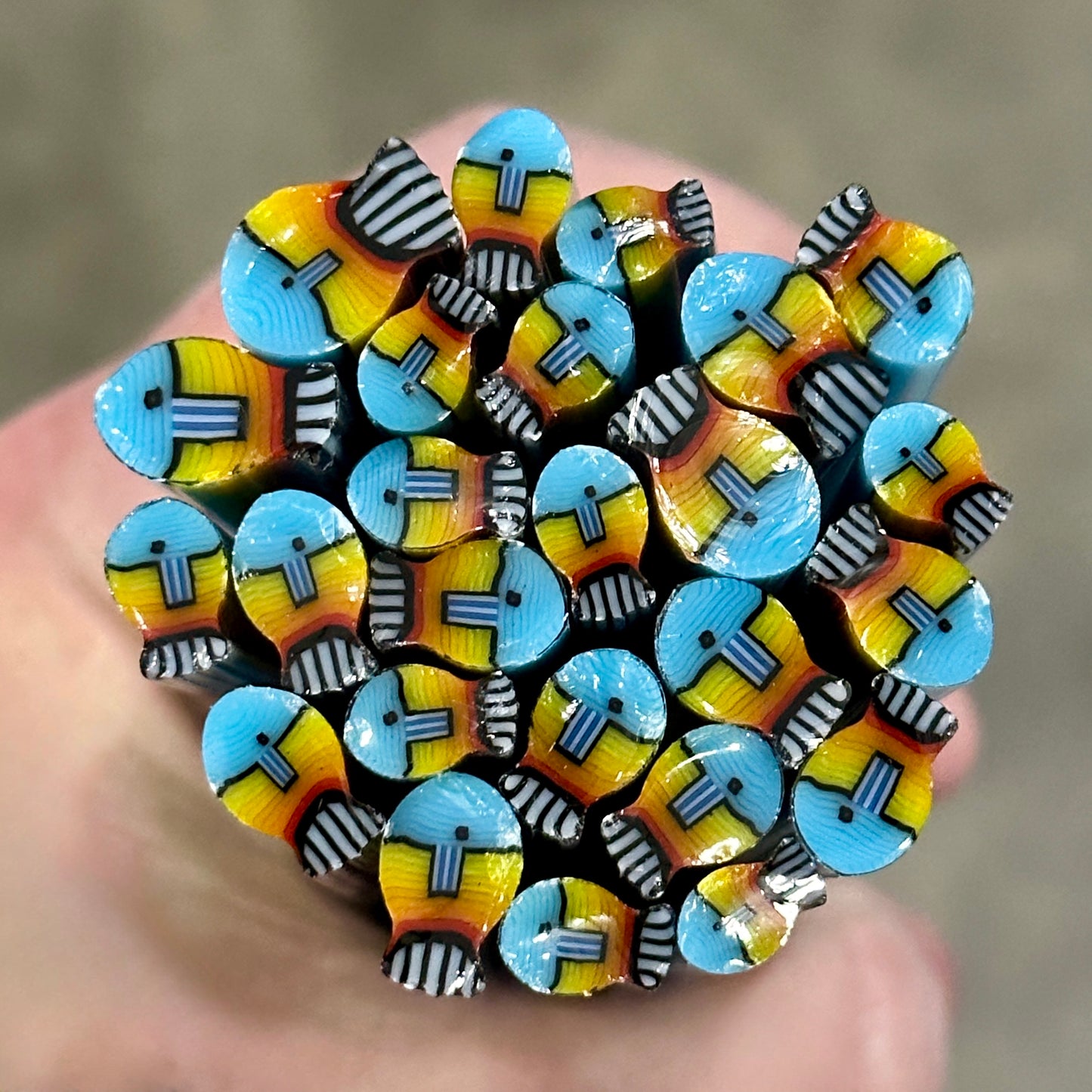 Angelfish coe 90 Design Murrini SINGLE ROD