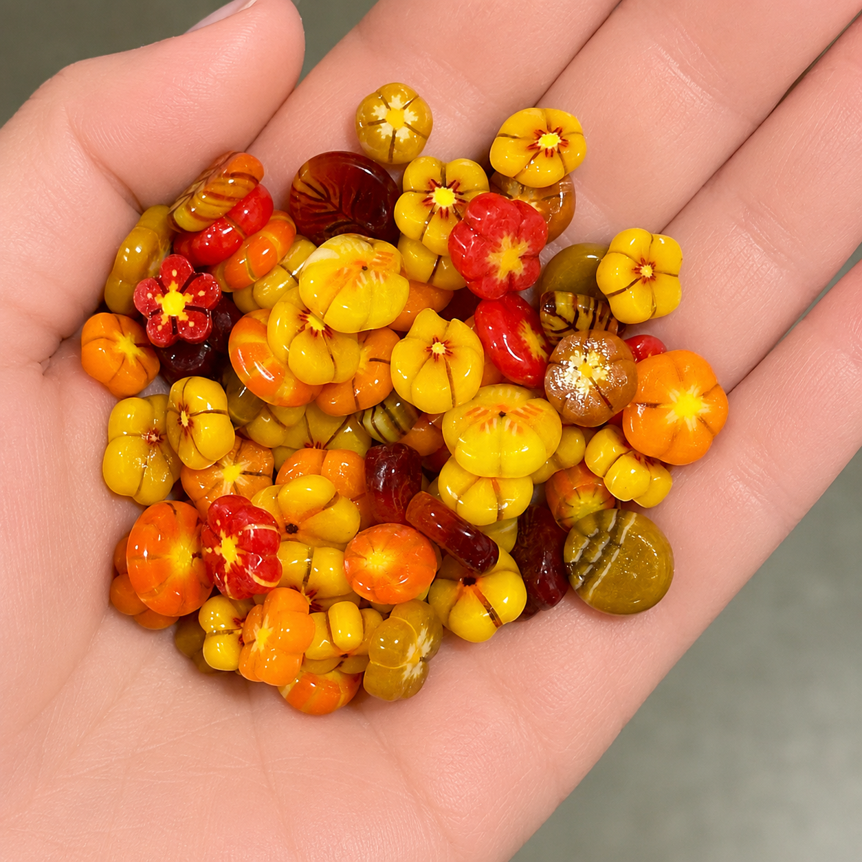 Harvest Flats 2oz coe 90 FLAT FLOWER MURRINI