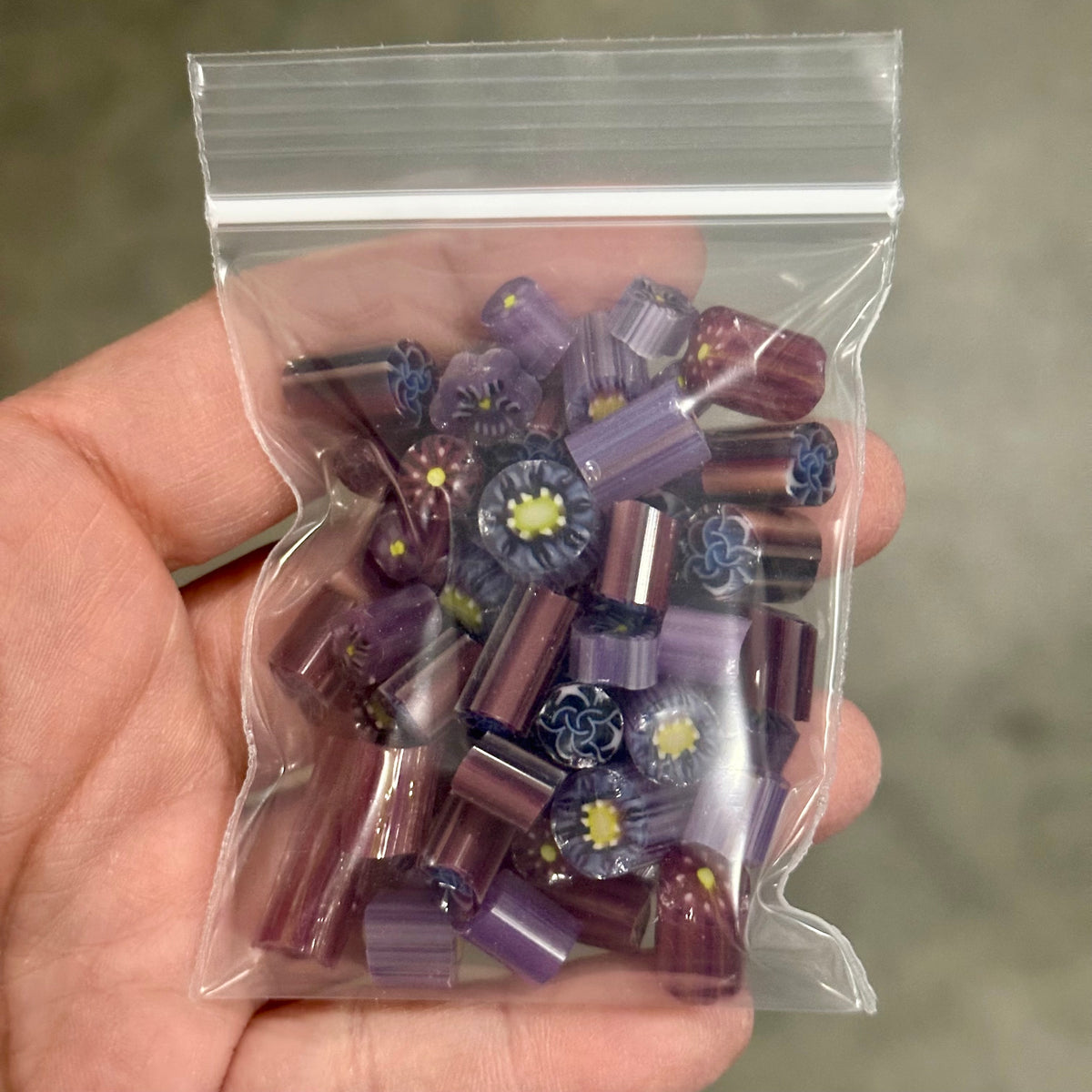 Berry Delight 2oz coe 90 Murrini Chunk Mix