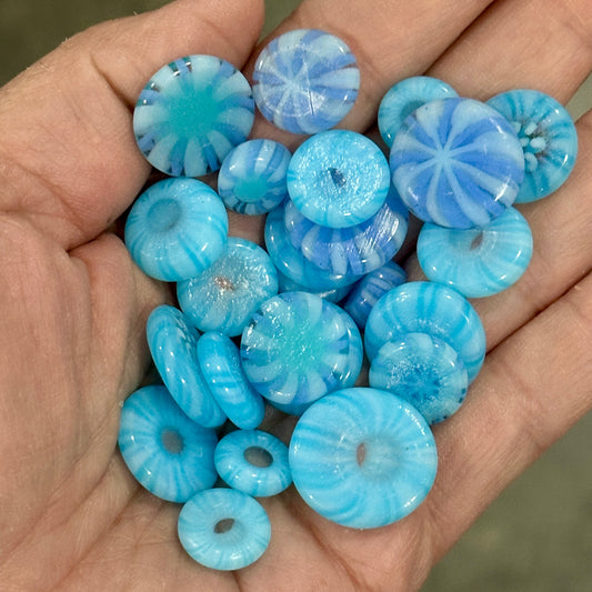 BLUE Flats 1.5oz, coe 90 FLAT DESIGN MURRINI