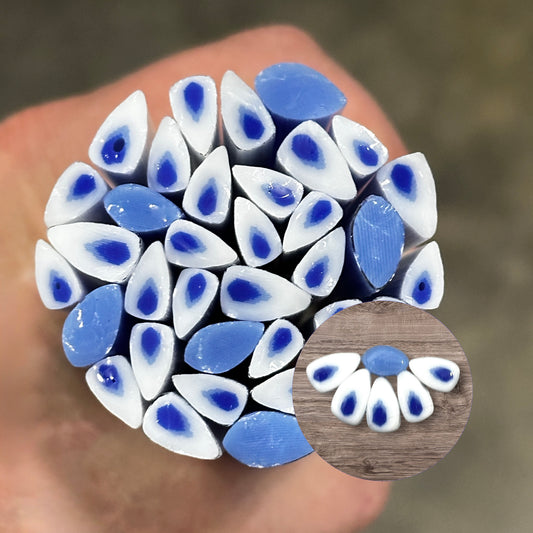 Blue Drops coe 90 Petal Murrini