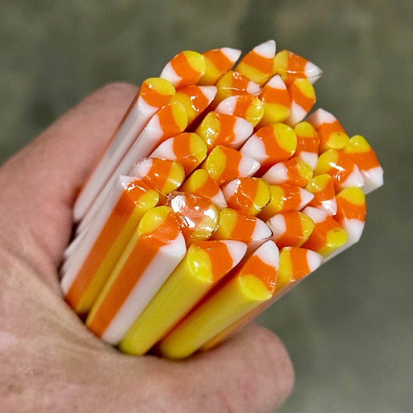 Candy Corn coe 90 Design Murrini SINGLE ROD