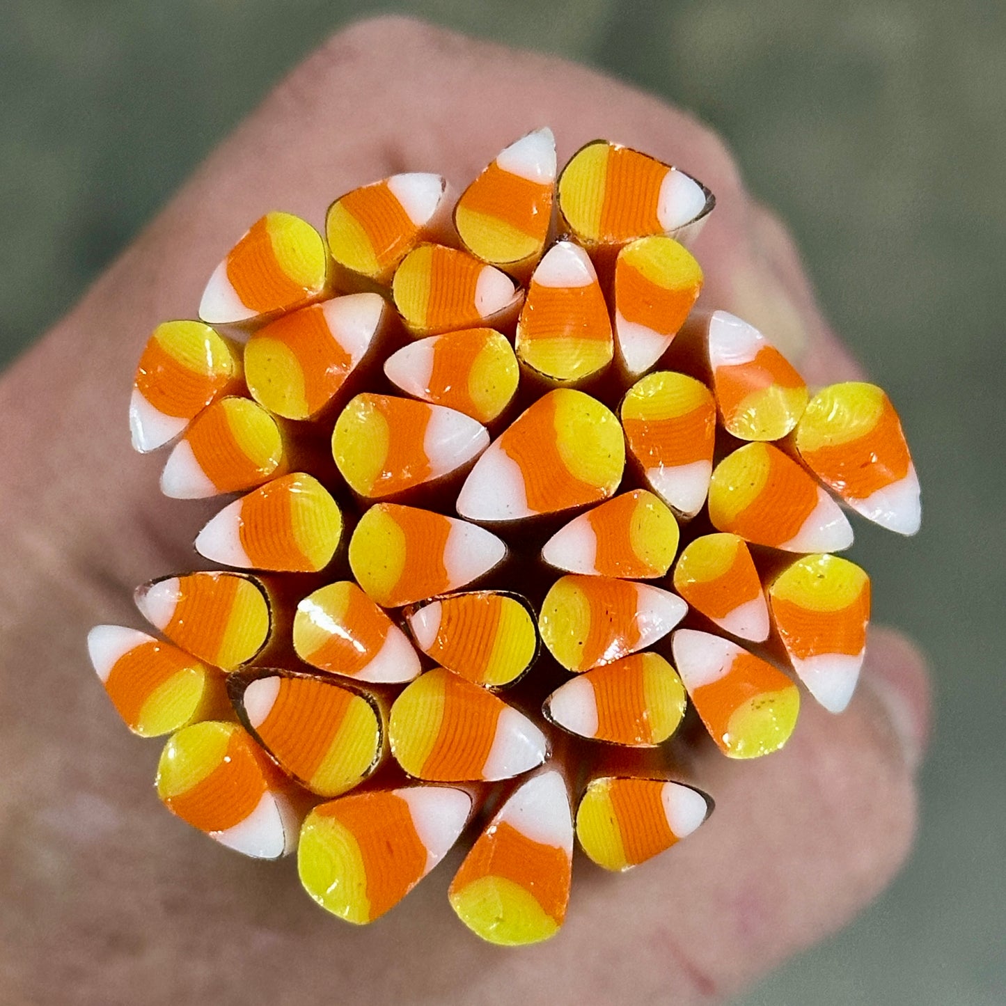 Candy Corn coe 90 Design Murrini SINGLE ROD