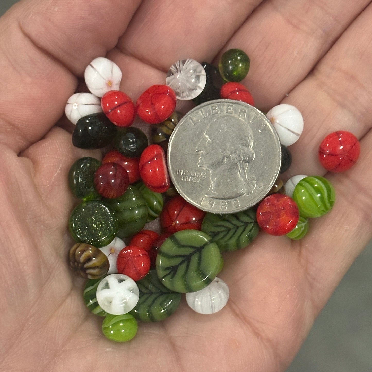 Christmas Dots 1oz coe 90 CHRISTMAS DOTS