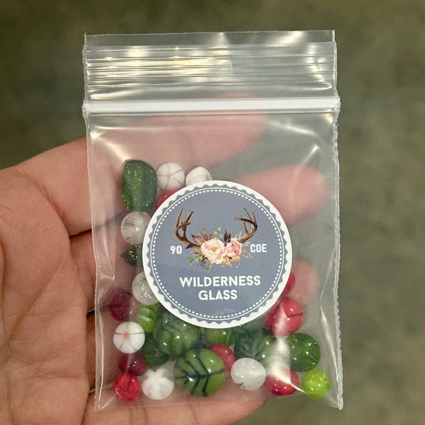 Christmas Dots 1oz coe 90 CHRISTMAS DOTS