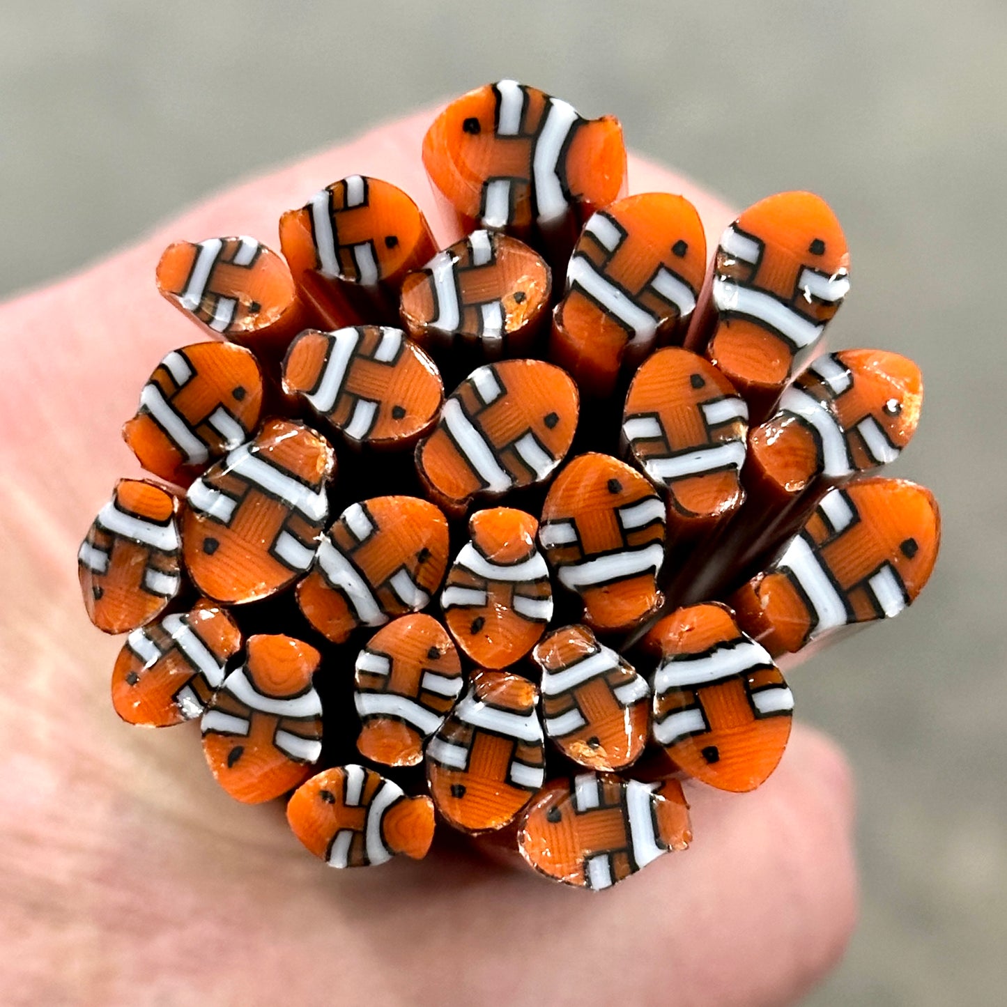 Clownfish coe 90 Design Murrini SINGLE ROD