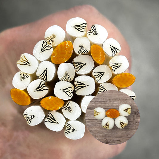 Dogwood Petals coe 90 Flower Murrini