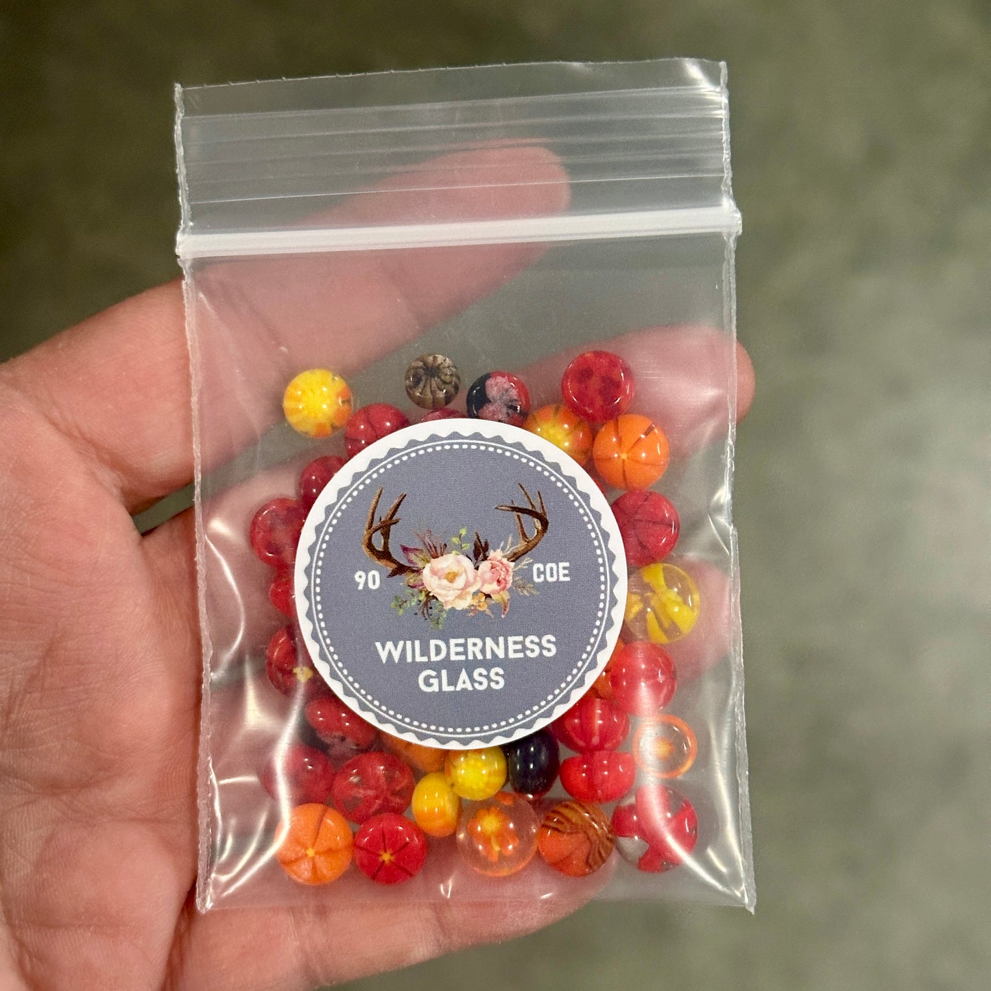 Fall Dots Two 1oz coe 90 FALL DOTS