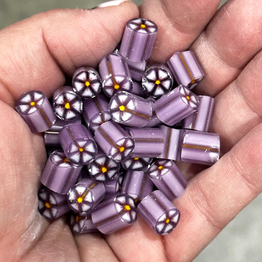 Eclipse, 2oz, coe 90 Fat Flower Murrini Chunks (Copy)