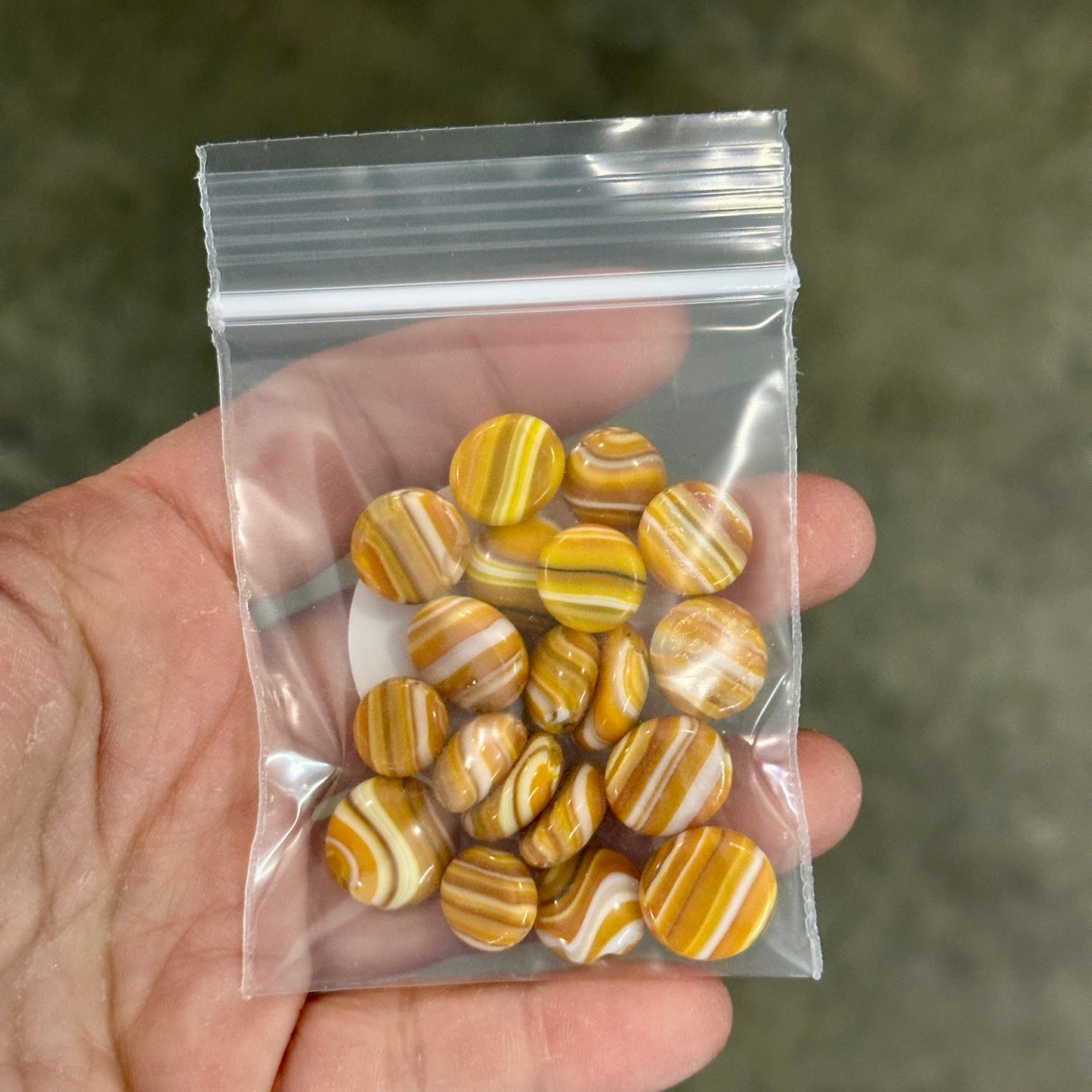 Fall Swirls 1oz coe 90 SWIRLS DOTS