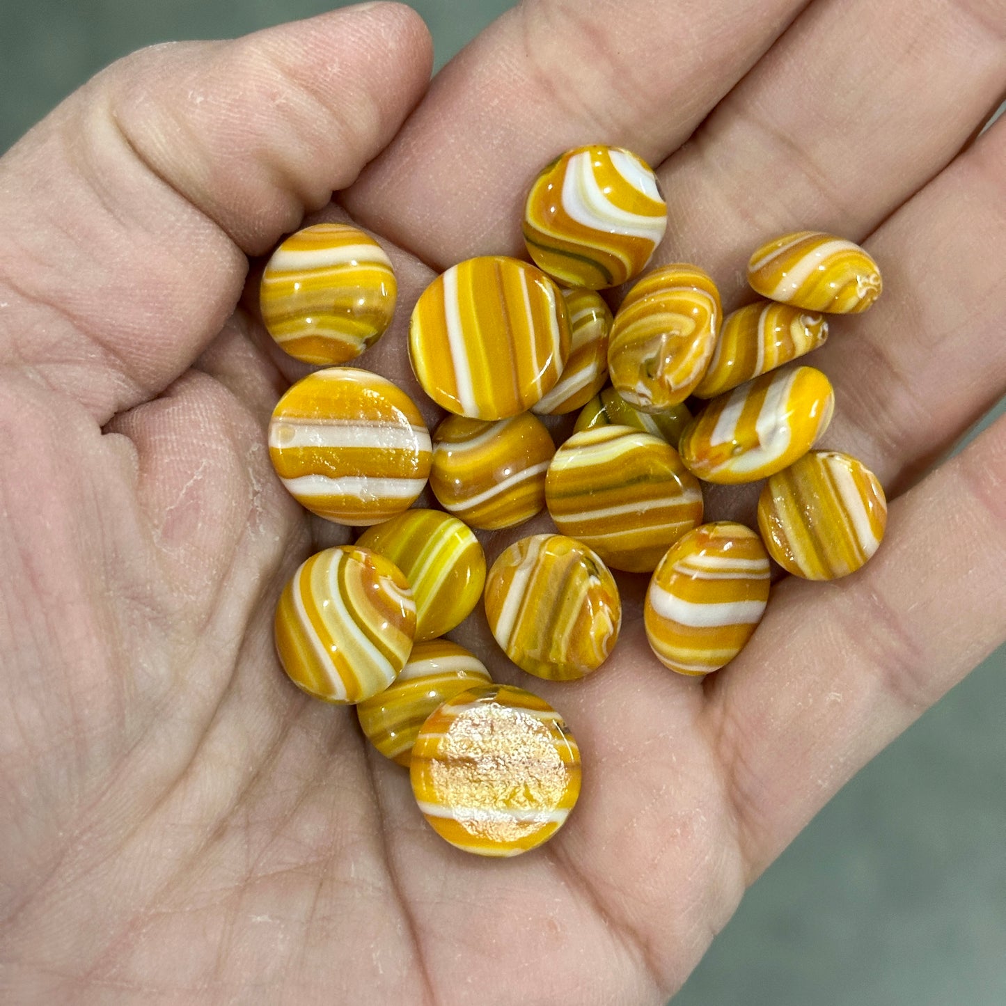 Fall Swirls 1oz coe 90 SWIRLS DOTS