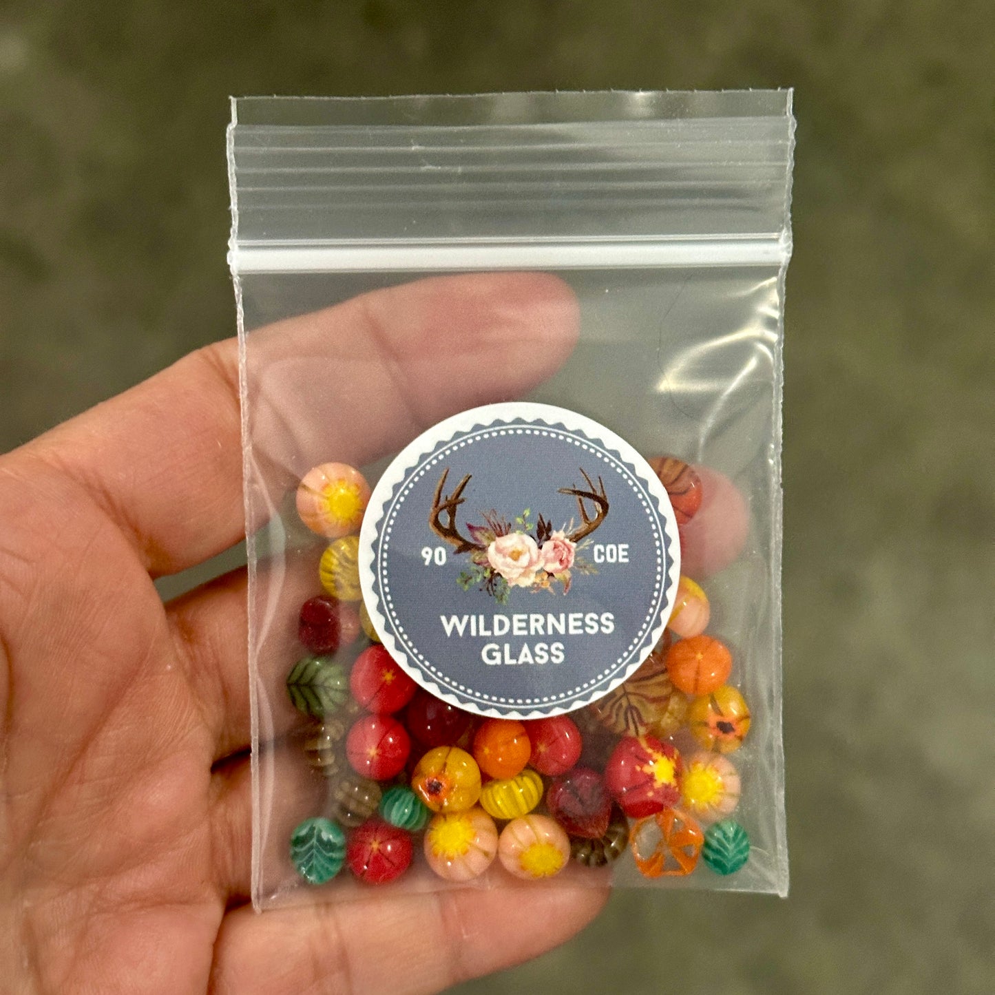 Fall Dots One 1oz coe 90 FALL DOTS