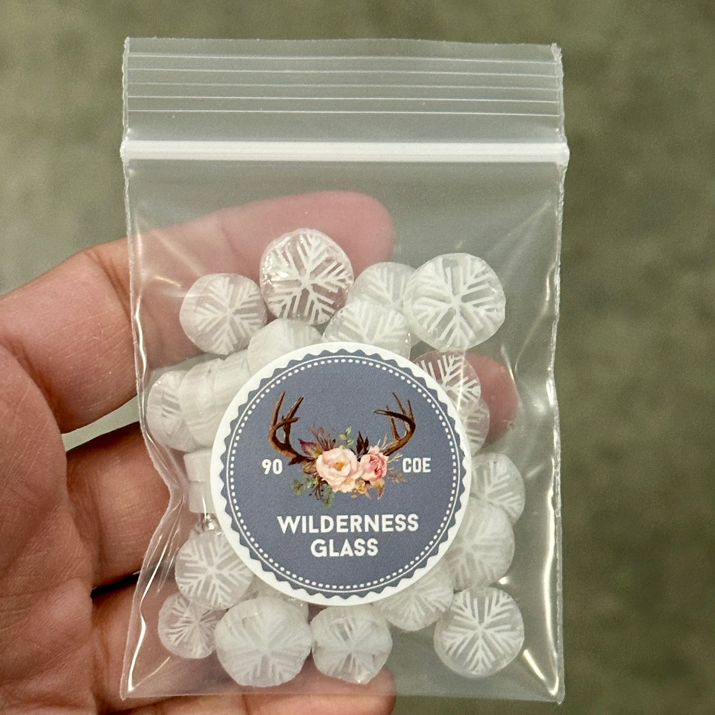 Fat Snowflake SLICES 1.5oz, coe 90 SLICED DESIGN MURRINI