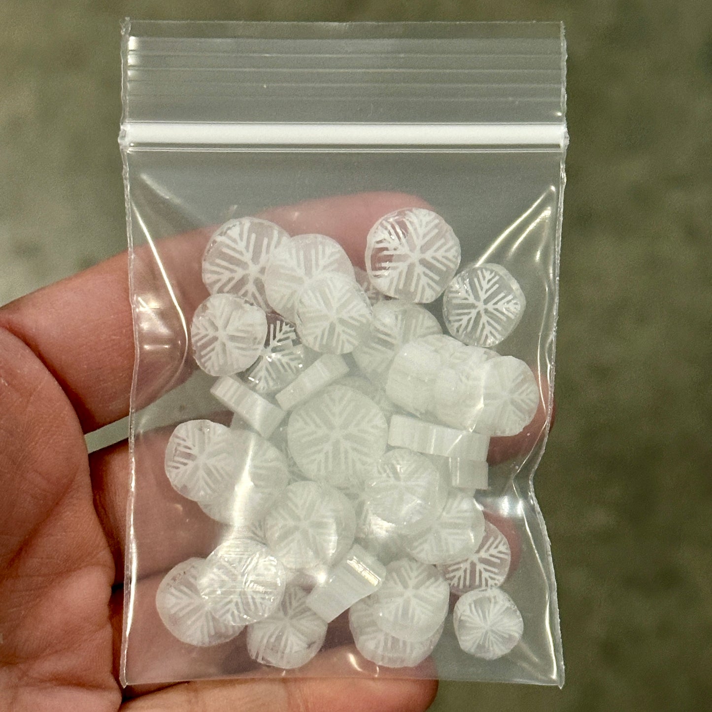 Fat Snowflake SLICES 1.5oz, coe 90 SLICED DESIGN MURRINI