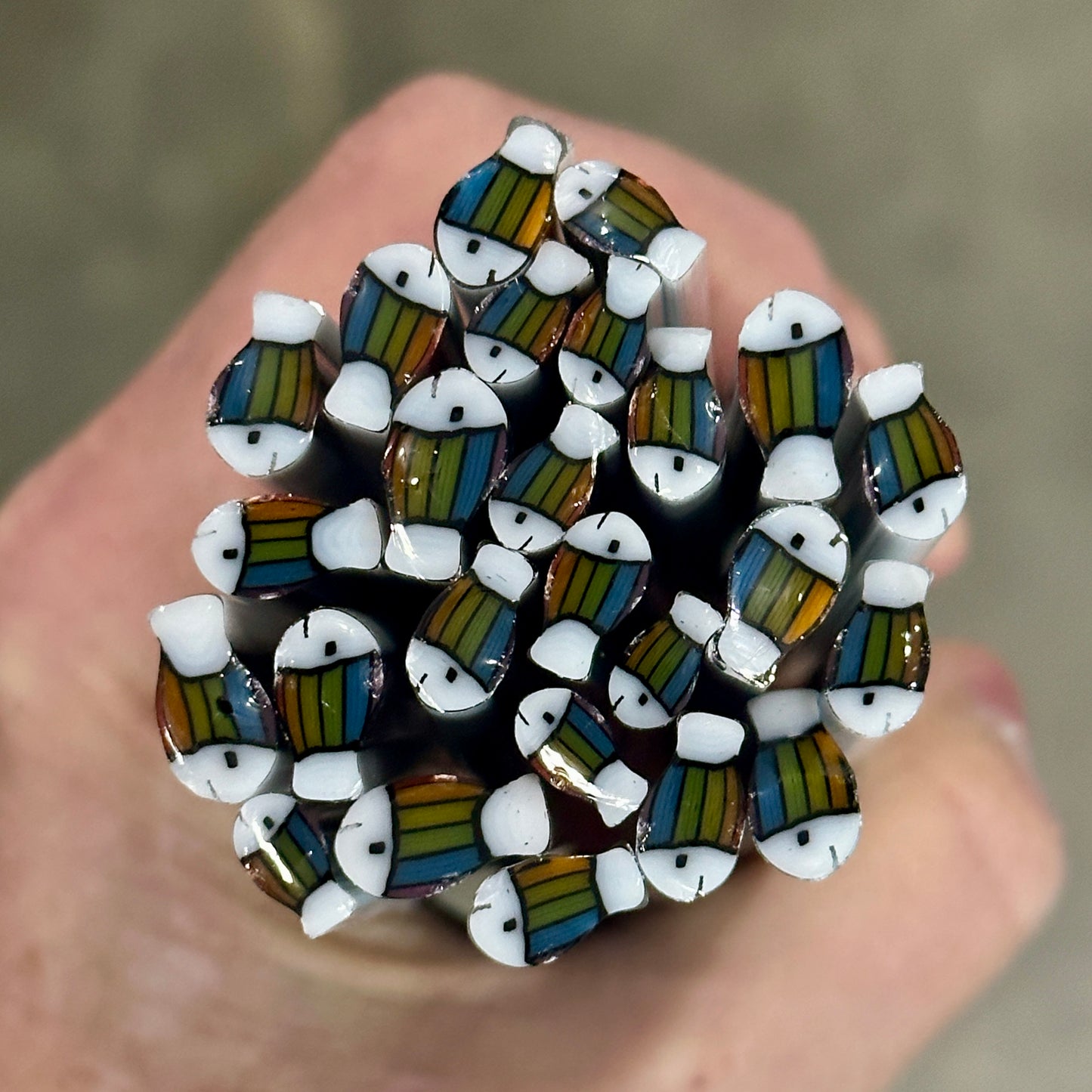 Happy Fish coe 90 Design Murrini SINGLE ROD