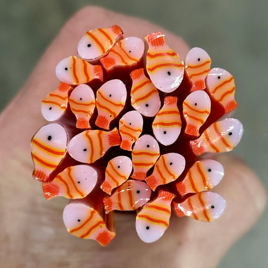 Lilly Fish coe 90 Design Murrini SINGLE ROD