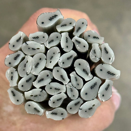 Miso the Baby Whale SECONDS coe 90 Design Murrini SINGLE ROD