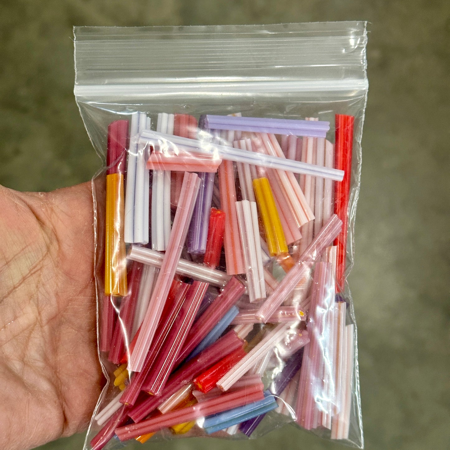 Mixed Ends, 6oz, coe 90 Murrini Mix