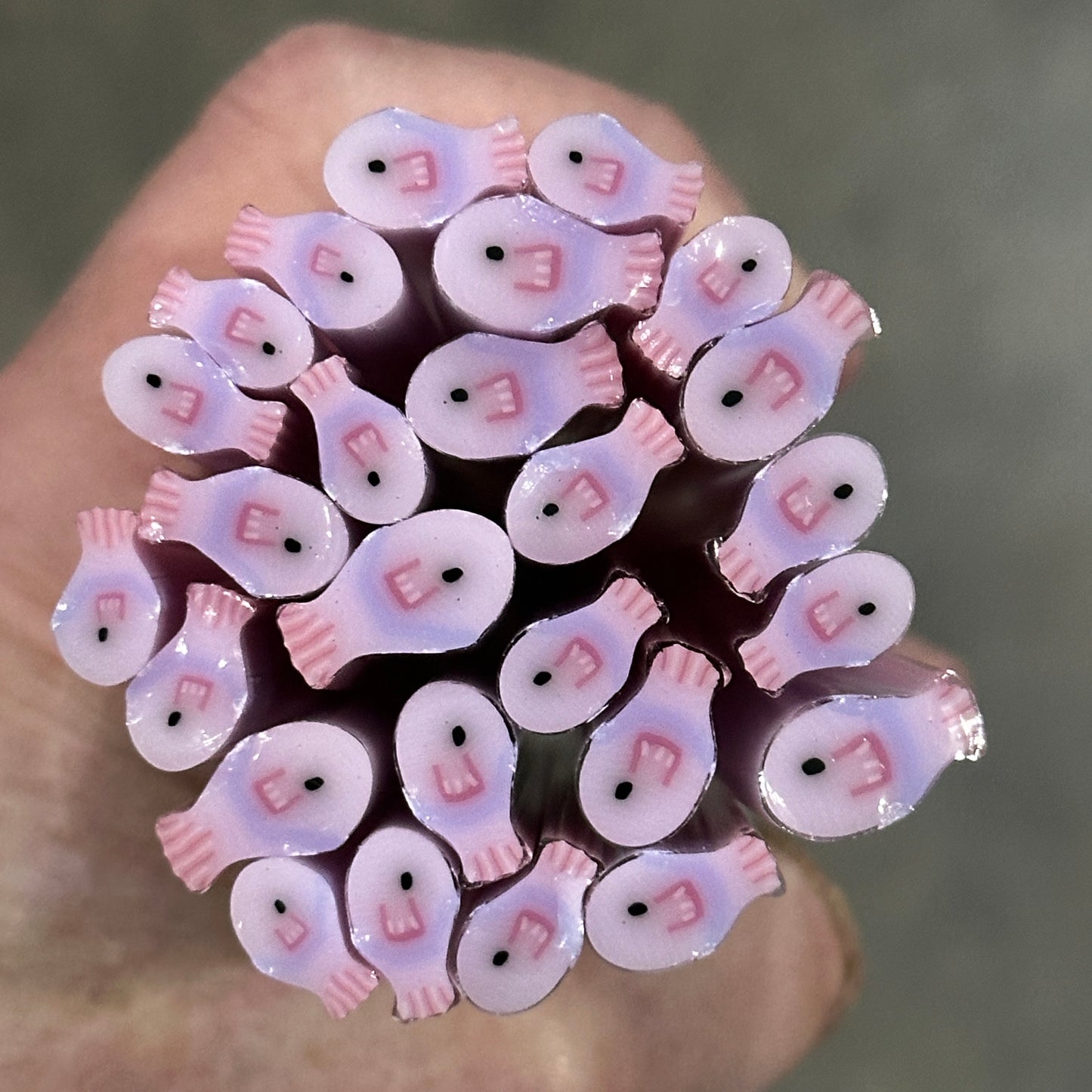 Moonrise Tetra Fish coe 90 Design Murrini SINGLE ROD