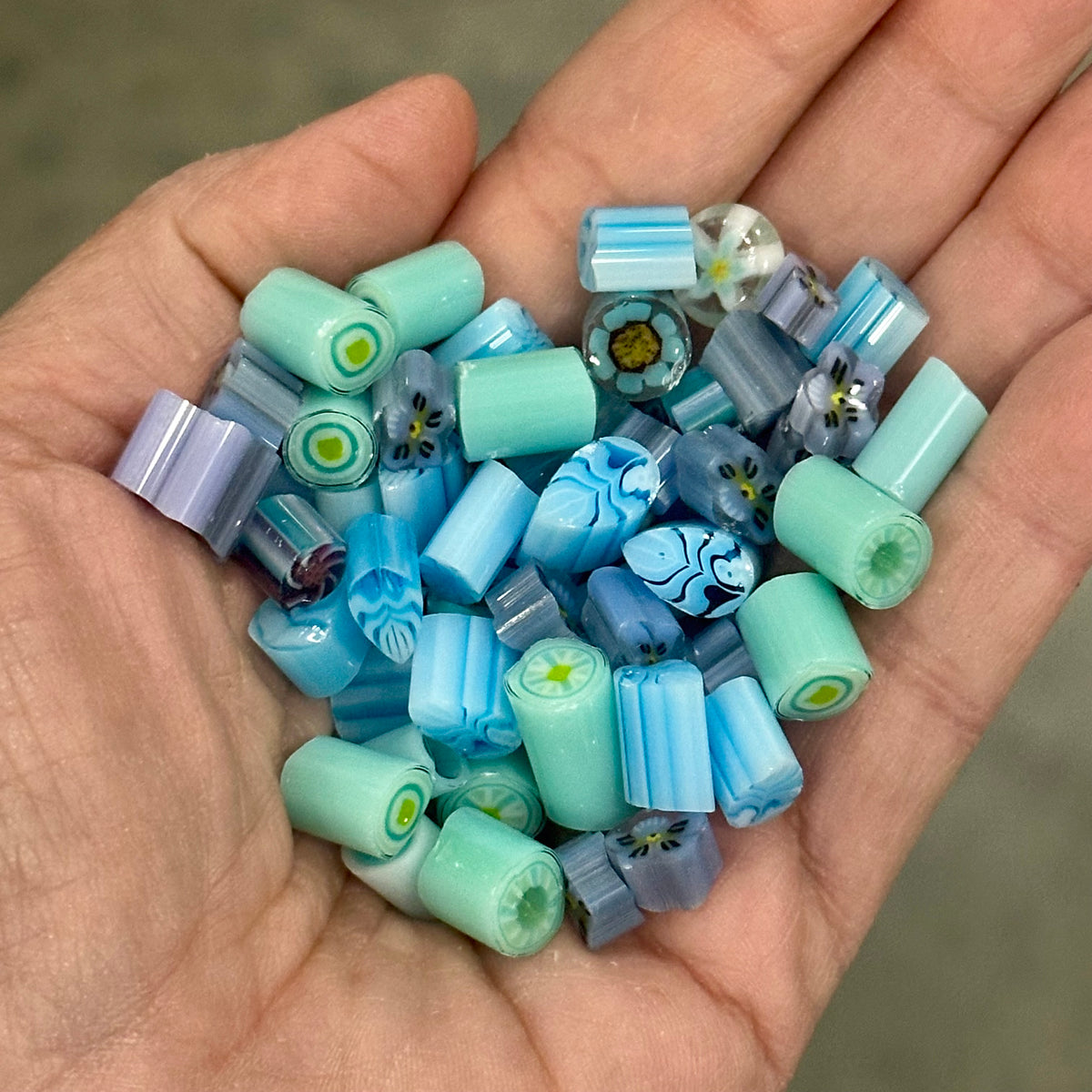 Ocean Dreams 2oz coe 90 Murrini Chunk Mix