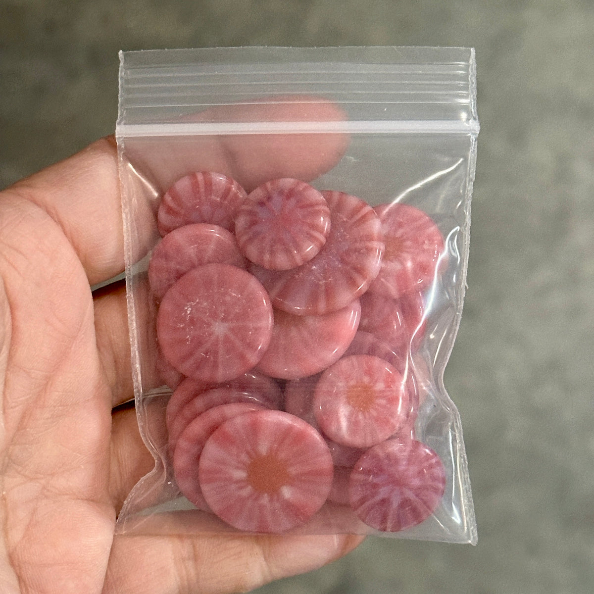 Pink Colored Flats 2 oz coe 90 FLATS