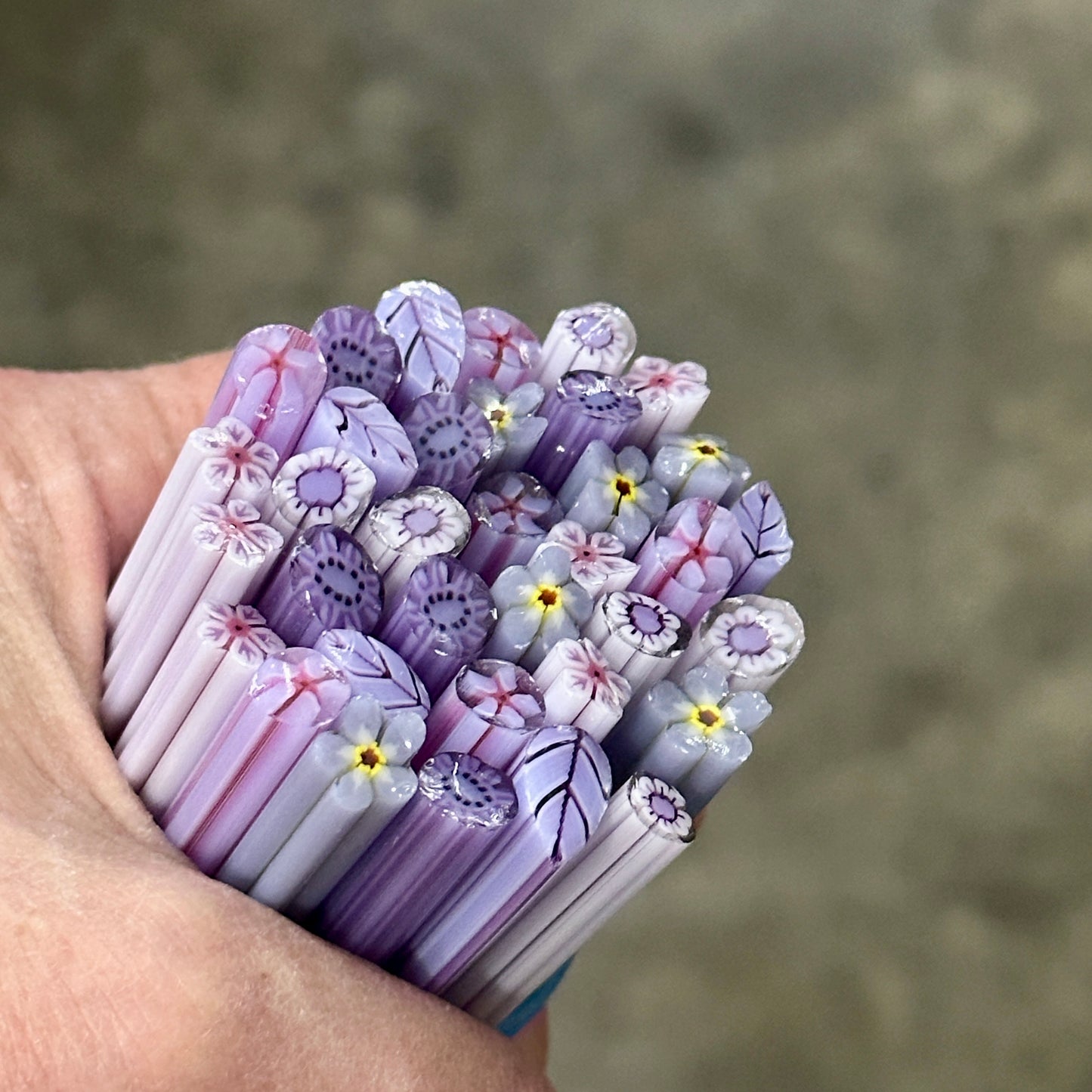 Purples Mix coe 90 FLOWER MURRINI MIX