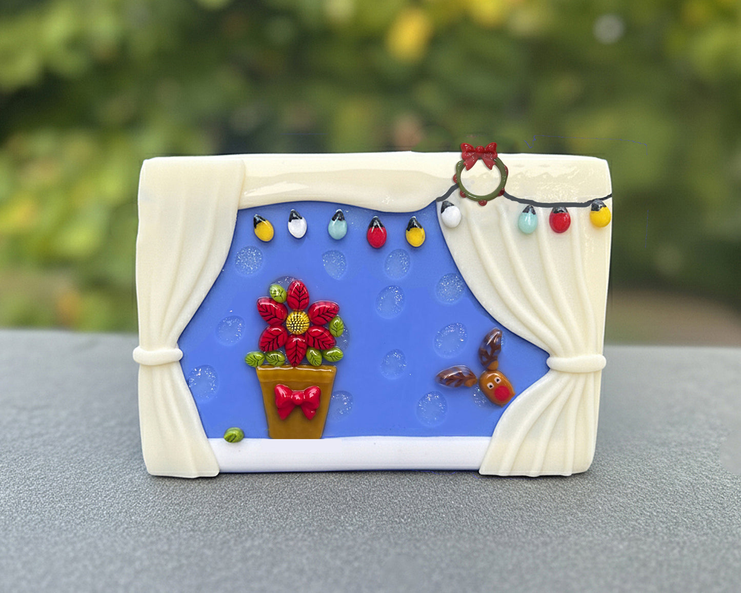 TWO Rain Drops coe 90 Design Murrini TWO RODS